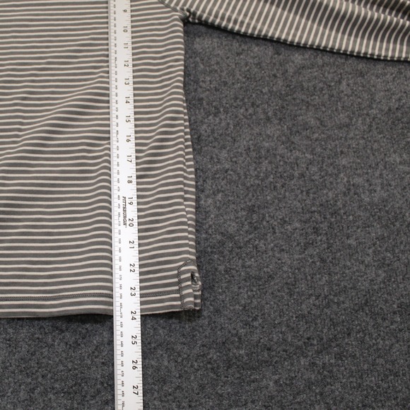 Lauren Jeans Co Ralph Lauren Striped Long Sleeve Top Crew Neck Medium - Picture 9 of 12